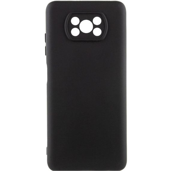 Чохол Silicone Cover Ummi Lakshmi Full Camera (AA) для Xiaomi Poco X3 NFC / Poco X3 Pro Чорний / Black