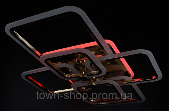 Люстра потолочная LED с пультом A2503/2+2+2-rgb-gd Золото 12х59х80 см. | Зображення 7