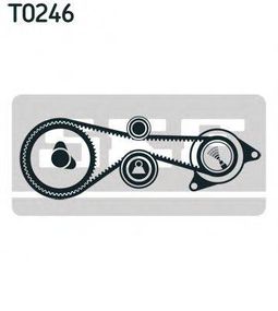 Комплект ременя ГРМ VW TOUAREG (7P5, 7P6) 3.0 V6 TDI 2010 - 2018 (Вир-во SKF) SKF VKMA01335 на VW TOUAREG (7P5)