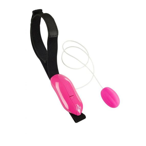 Виброяйцо Adrien Lastic Playball для стимуляции точки А, с турборежимом, крепление к ноге sexstyle