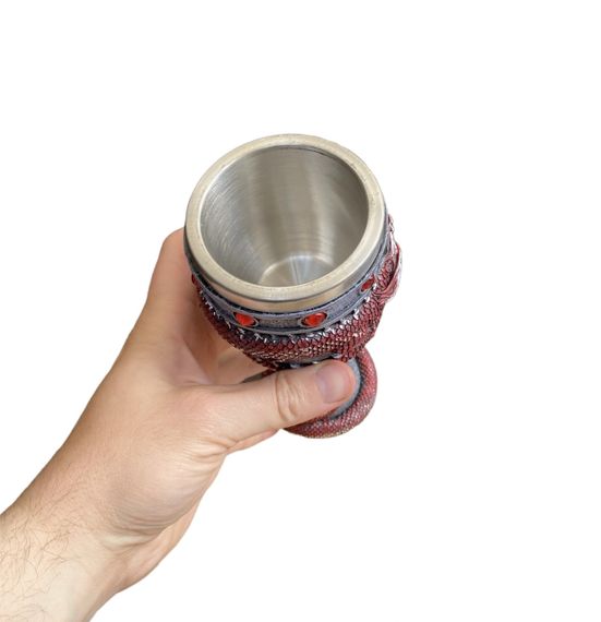 Келих для вина 3D Танард Дракон Червоний | Зображення 4