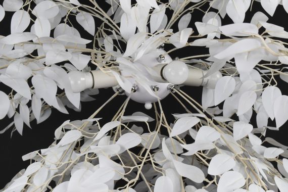 Люстра підвісна на 4 лампочки 27741 Білий 70-210х110х110 см. | Зображення 4