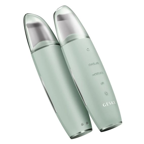 Микротоковый скраббер для кожи и устранение черных точек GESKE MicroCurrent Skin Scrubber&Blackhead Remover 9в1 magenta, Зеленый | Зображення 5