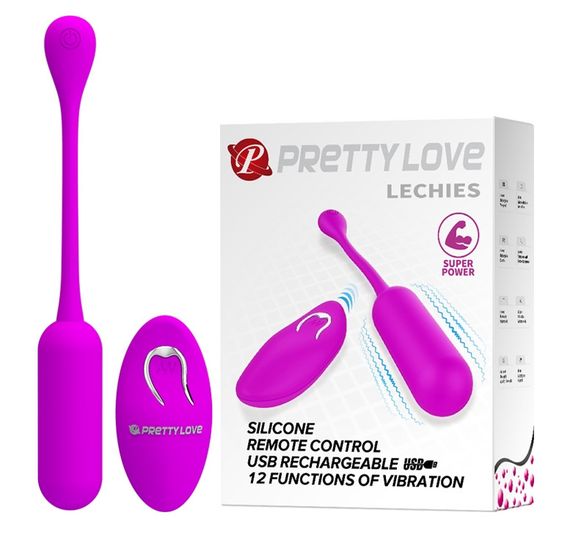 Віброяйце з дистанційним управлінням PrettyLove-Lechies, BI-014867W sexstyle