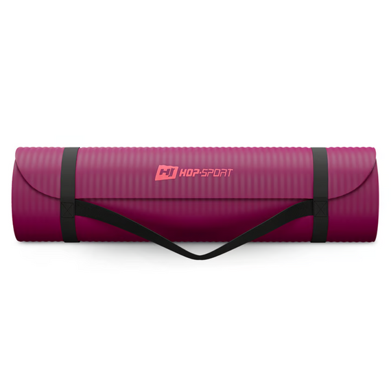 Коврик для йоги Hop-Sport HS-NB015GM NBR 1,5см ягідний | Зображення 2
