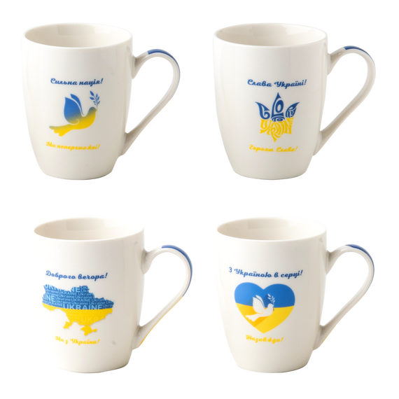 Чашка VT-C-175340 Айворі Рідна 340 мл Vittora