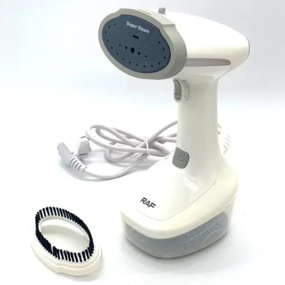 Ручний вертикальний відпарювач для одягу з насадкою на 1500 Вт RAF R.1278W Білий | Зображення 3