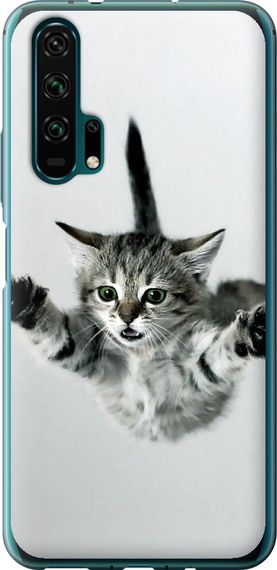 Чехол на Huawei Honor 20 Pro Летящий котёнок "2322u-1702-17620"