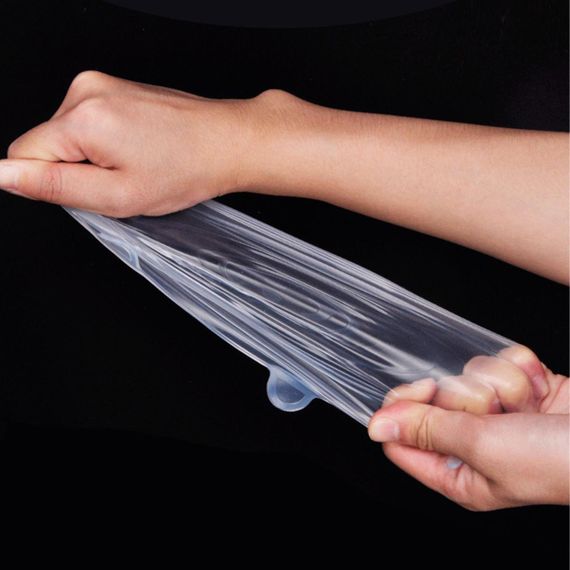 Набор силиконовых крышек 6 шт, Silicon Cap, цвет Рандом / Универсальные многоразовые крышки для посуды / | Зображення 6