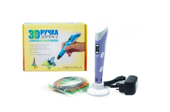 Дитяча 3D ручка-принтер з дисплеєм + стрижні, XPRO DL93 (23456968103_301) | Зображення 5