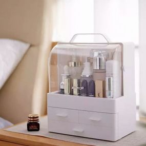 Органайзер для косметики 4 секції великий білий XPRO YM206-2 Three Drawers (MER-14975_921)
