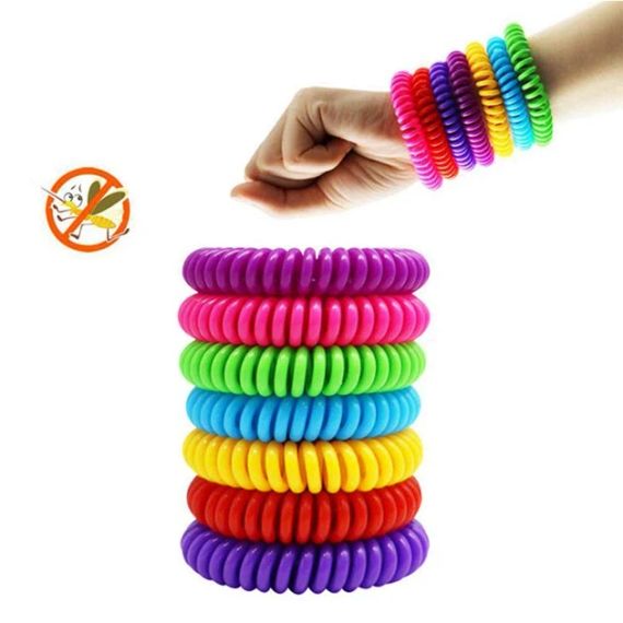 Силиконовый браслет-пружина от комаров и насекомых Mosquito Repellent Bracelet с натуральными эфирными маслами, до 240 часов | Зображення 2