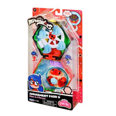 Игровой набор Miraculous Леди Баг и Супер-кот Chibi Парк развлечений 2 фигурки с аксессуарами (50553) | Зображення 2