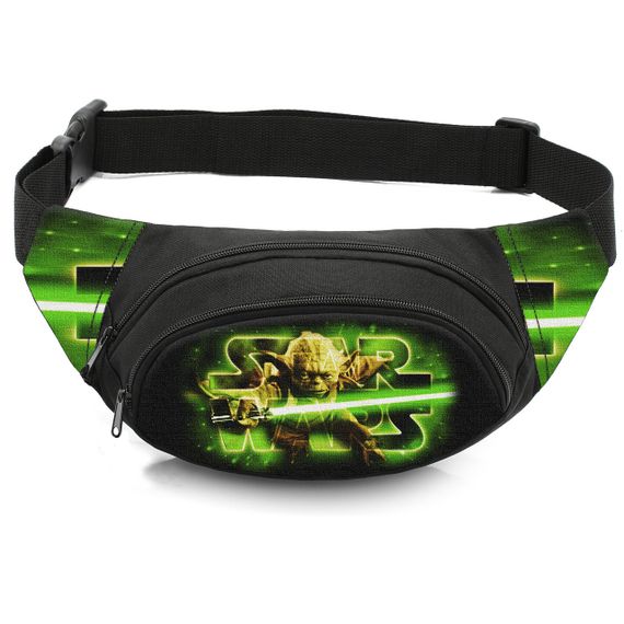 Сумка-бананка дитяча з принтом Йода Star Wars поясна сумка для хлопчика (4497)