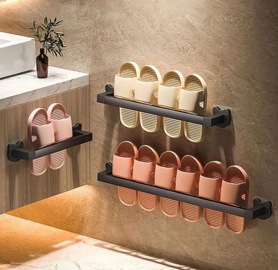 Универсальная полочка для обуви и полотенец SHOE HOLDER/ Держатель для полотенец / Ручник держатель | Зображення 4