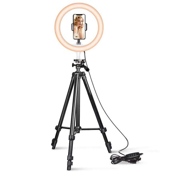 Штатив трипод для фотоапарата та телефону 35-103 см, Tripod FY-3120 / Регульований штатив для кільцевої лампи | Зображення 6