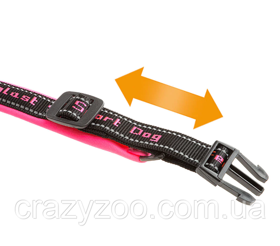 Нашийник для собак Ferplast Sport Dog С25/45 рожевий нейлоновий 2.5х35-45 см 78004016 | Зображення 3