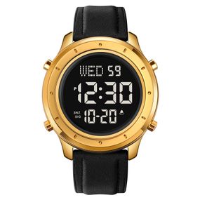 Чоловічий годинник Skmei 1864LGDBK Gold-Black Leather