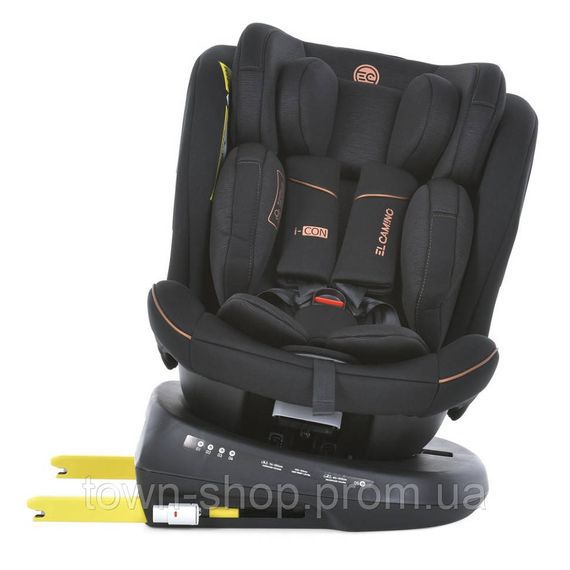 Автокресло I-CON ME 1117 Black Striped, группа 0+/1-2-3, isofix, поворот 360 | Зображення 3