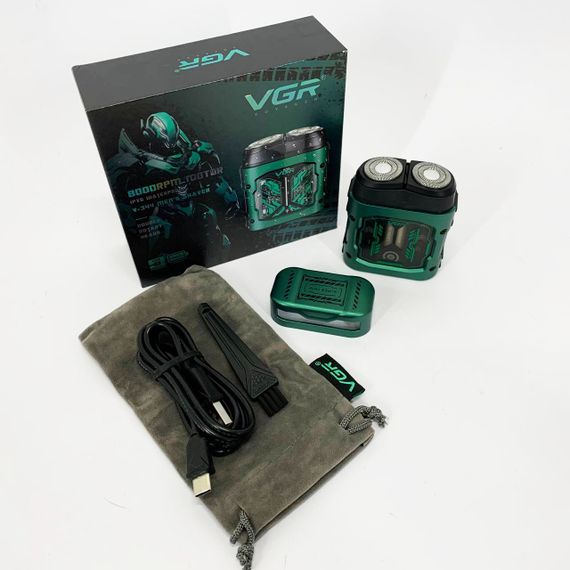 Електробритва VGR V-344. Колір: зелений | Зображення 2