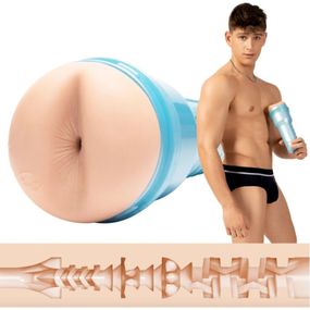 Мастурбатор у колбі анус, Fleshjack Boys Reno Gold Gold Boy Signature Butt (RP), кібершкіра Sex Aura