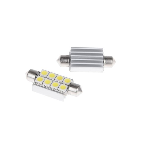 Лампа автомобильная светодиодная LED SV8.5 CW (Festoon) 42mm 12V | Зображення 2