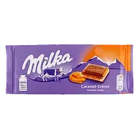 Шоколад молочний з карамеллю Milka Creamel, 100 г, Швейцарія