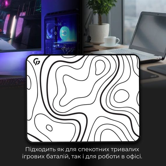 Килимок для мишки GamePro Speed/Control White (MP085AW) | Зображення 6