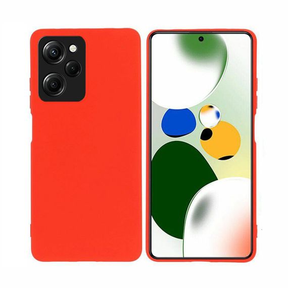 Чохол Candy Silicone для Xiaomi Redmi Note 12 Pro Plus 5G колір Червоний | Зображення 1