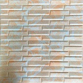 3D панель самоклеюча кладка жовто-біла 700х770х7мм (039) SW-00000563