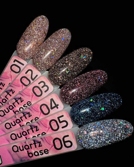 База для гель-лаку Toki-Toki Quartz Base QR03 світловідбивна 5 мл | Зображення 2