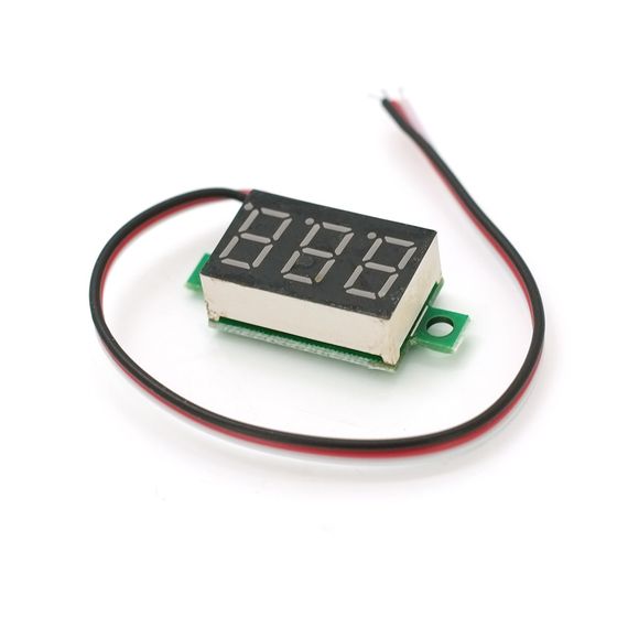 Цифровой вольтметр XH-B103 DC 0-30B влагозащищенный IP65 | Зображення 1