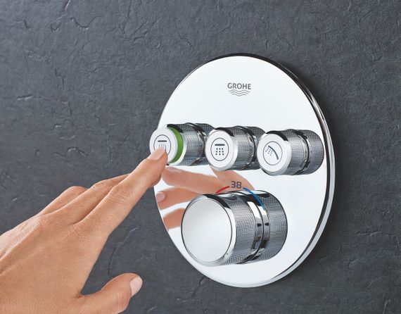 Термостат прихованого монтажу на 3 споживача Grohe Grohtherm SmartControl (29121000) | Зображення 5