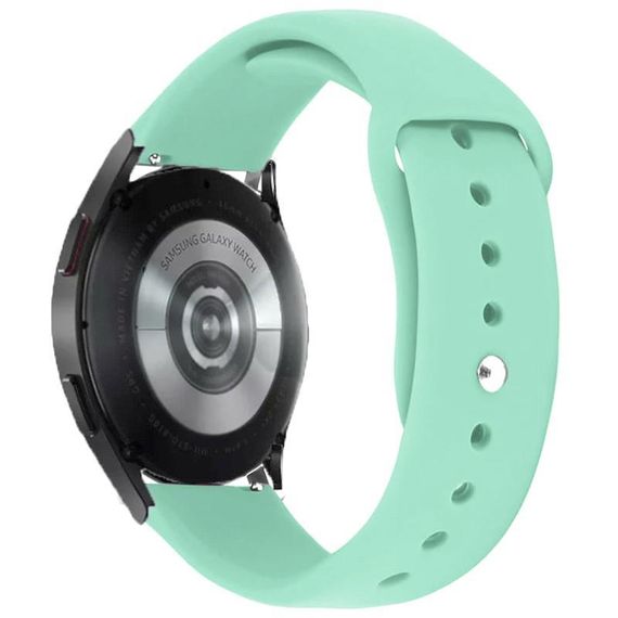 Силиконовый ремешок Sport для Smart Watch 22mm Бирюзовый / Light Turquoise