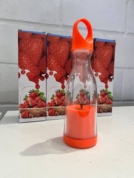 Портативный блендер бутылка 300 мл Аккумуляторный на 1200 mAh Переносной компактный миксер | Зображення 8