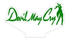 Акриловый светильник-ночник Devil May Cry 3 зеленый tty-n001998