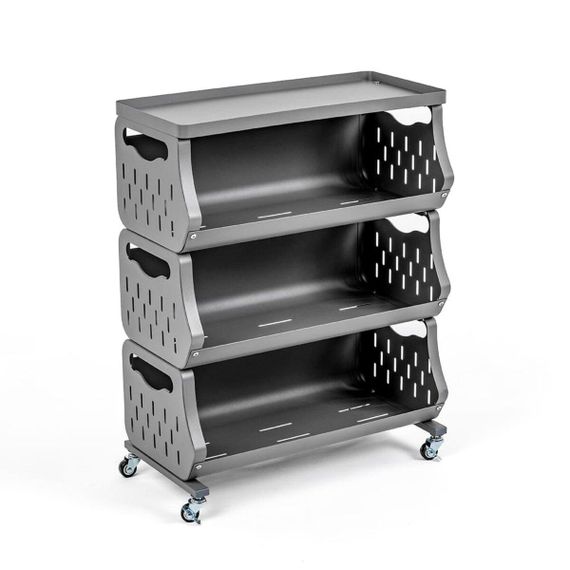 Стелаж універсальний для зберігання триярусний 60х30х77см SW-00002259