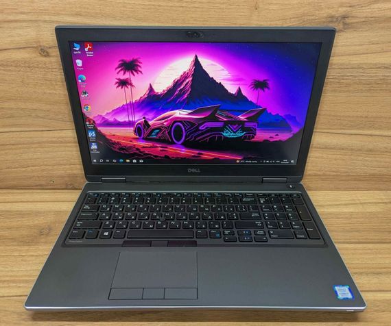 Мобильная рабочая станция Dell Precision 7540 / 15.6" (1920x1080) IPS / Intel Core i7-9750H (6 (12) ядер по 2.6 - 4.5 GHz) / 16 GB DDR4 / 512 GB SSD / nVidia Quadro T2000, 4 GB GDDR5, 128-bit / WebCam / Windows 10 б/у + Подарок Беспроводная мышь / USB | Зображення 1