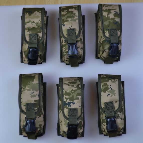 Подсумок на 2 магазина двойной из кордуры пиксель MOLLE тактический | Зображення 1