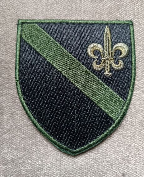 Шеврон 140 отдельный разведывательный батальон (зеленый)