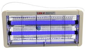 Знищувач комарів мух мошок комах електроловичка 2*24 W пастка москітів від мережі Mosquito Trap