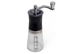 Кофемолка ручная Kamille - 190 мм стеклянная