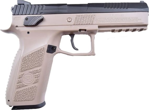 Пістолет пневматичний ASG CZ P-09 Black/FDE Blowback. CO2. Pellet кал. 4.5 мм | Зображення 2