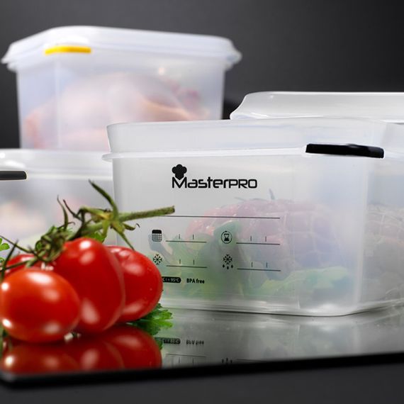Контейнер пищевой MasterPro Foodies collection BGEU-2942 1.8 л белый | Зображення 2