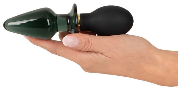 Анальный стимулятор - ANOS Double-Ended Butt Plug With Vibration sexstyle | Зображення 5