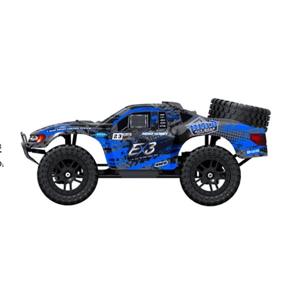 Машинка на радіокеруванні Remo Hobby EX3 Brushless Short Course 1/10 4WD RTR Blue