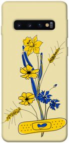 Чохол IBANAN Українські квіточки для Samsung Galaxy S10