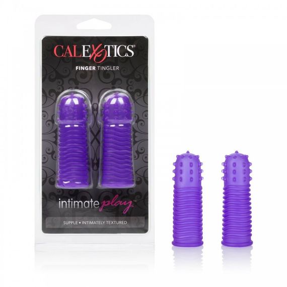 Насадки на пальці California Exotic ntimate Play Finger Tingler Purple Sex Aura | Зображення 5