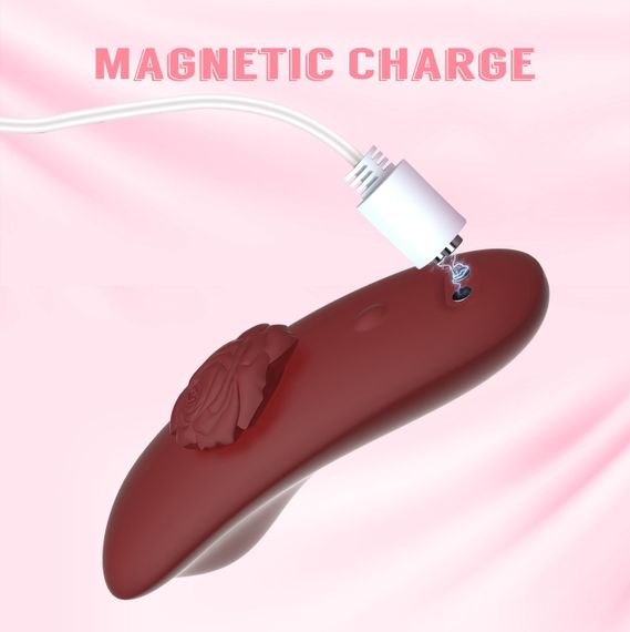 Вибрационный стимулятор в трусики Chisa Kissen Multiflora с пультом, красный Sex Aura | Зображення 7