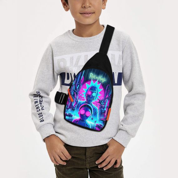 Сумка через плечо детская Рик и Морти 29х17 см сумка слинг для мальчика (02163)